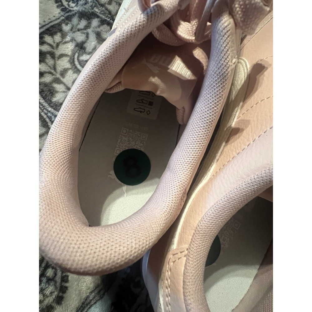 Puma Women's Blush Pink Lace-Up Sneakers Size 8 - Picture 4 of 5